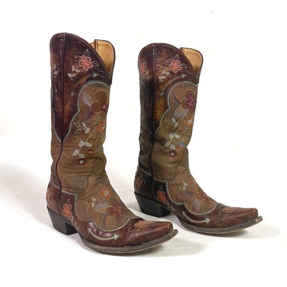 Old Gringo Bonnie Floral Embroidered Western Boots